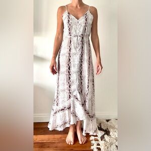 Snake print sundress size large